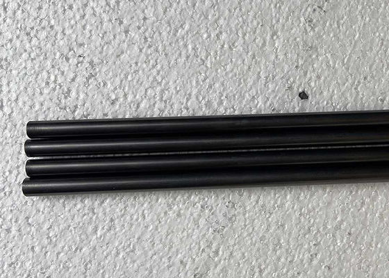 Batang Grafit Karbon Tahan Kimia Hitam, Batang Bulat Grafit Kepadatan Tinggi 10Gpa