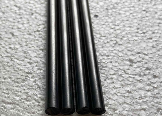 Batang Grafit Karbon Tahan Kimia Hitam, Batang Bulat Grafit Kepadatan Tinggi 10Gpa