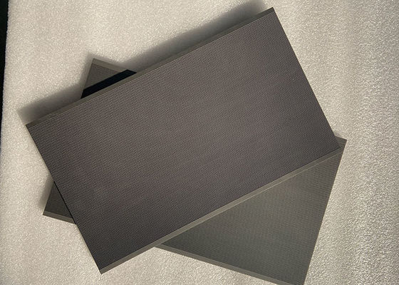 Hitam Moulded 49Mpa Fleksibel Lembar Grafit Persegi